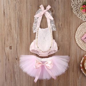 Baby girl lace bodysuits + Tutu dress